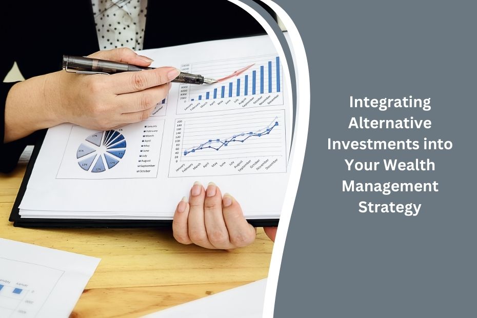 Investor analyzing alternative asset classes in a portfolio